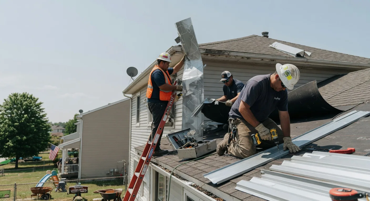 Storm Damage Metal Roof Repair in Alcove, NY